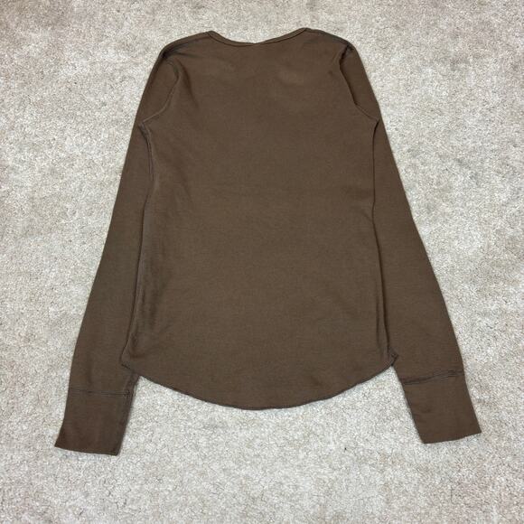 American Apparel Henley Dexter Kill Shirt Small Baby Thermal y2k Women's XS RARE - Picture 4 of 10